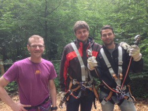 Kletterwald-Muenchen-mit Daniel, Sebastian-und-Bernd